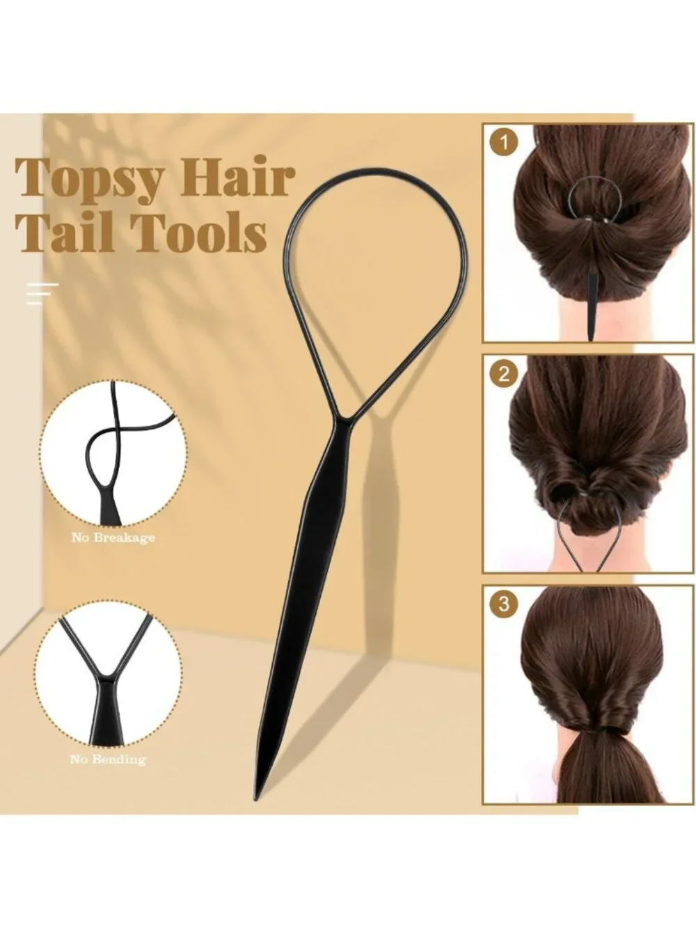 822PCS Hair Accessories Set for Girls - Elastic Hair Ties, Neutral Clips & Tools